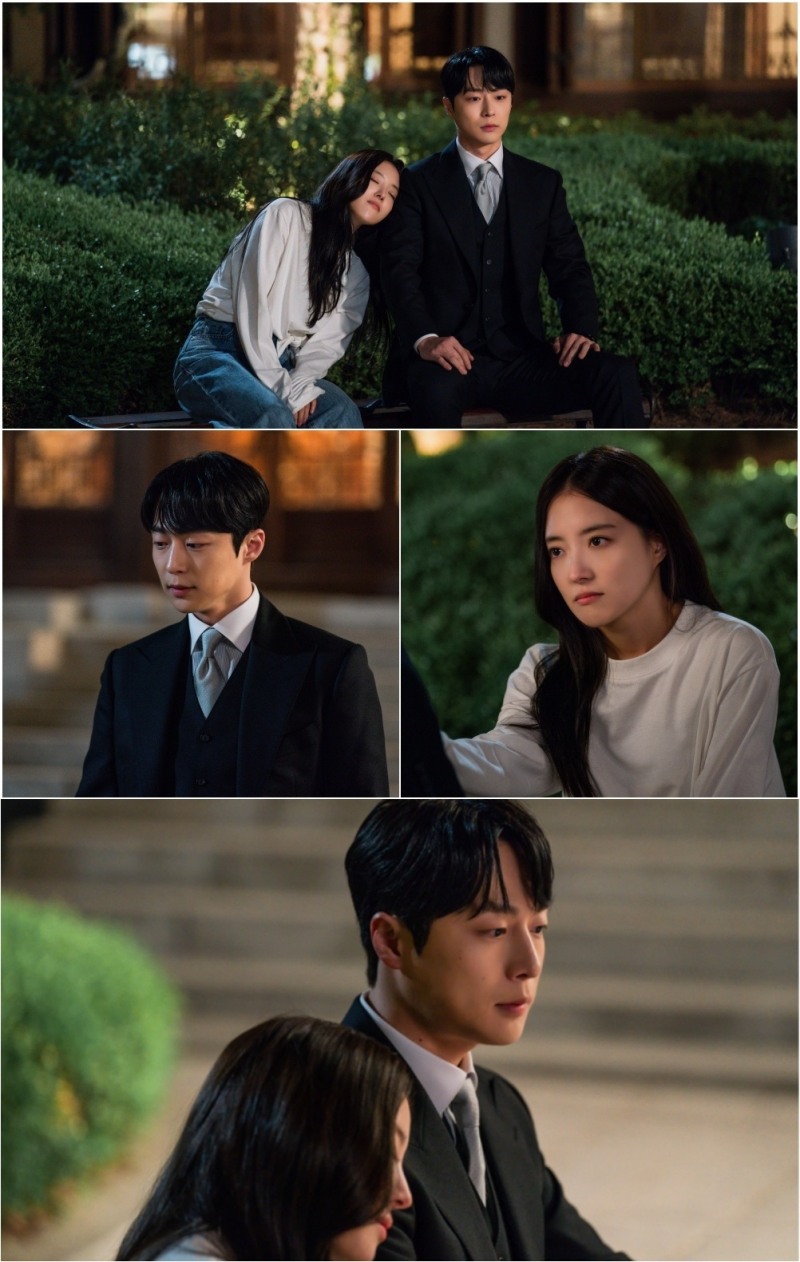 ‘열녀박씨 계약결혼뎐’ 이세영X배인혁, 편안함과 어색함 그 사이…한밤중 어깨 스킨십 투 샷 포착