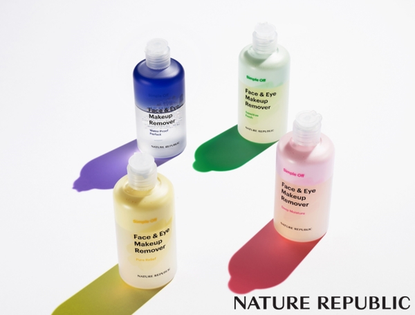 네이처리퍼블릭 ‘심플 오프 페이스 앤 아이 메이크업 리무버’ 4종 출시