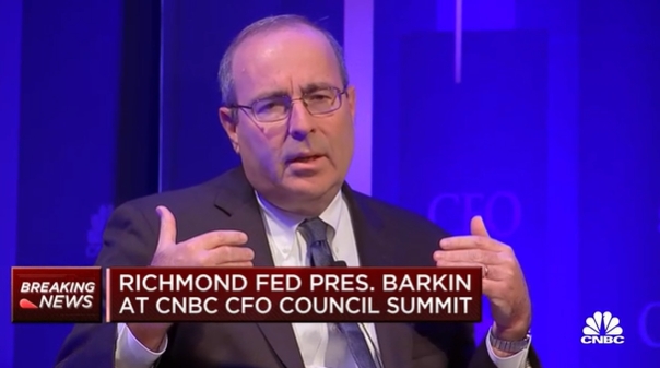 (상보) 연준 바킨 “인플레 다시 반등 시 추가로 금리 올리는 옵션 유지해야”