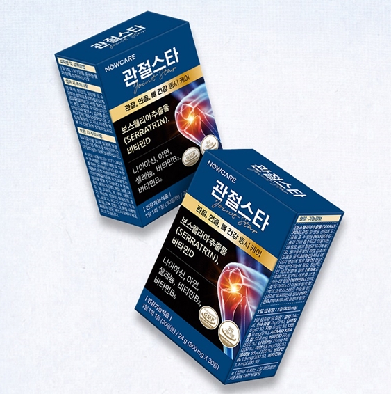 나우케어, 관절·연골 건강기능식품 ‘관절스타’ 출시