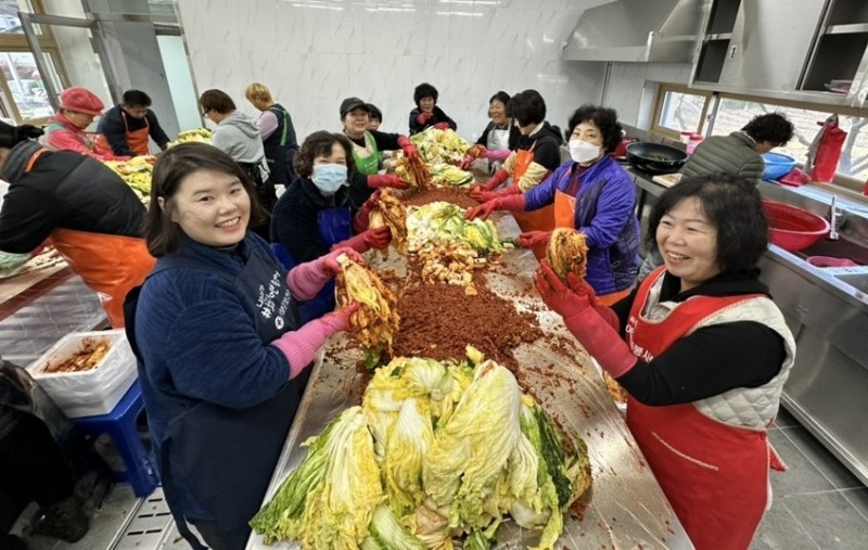사랑의 김장 나눔 / 사진=보성군 제공