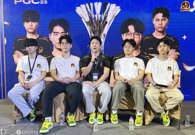 사진=PGC 2023에서 우승을 차지한 다나와 이스포츠.