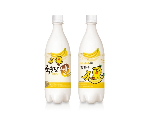 국순당, 라인프렌즈 샐리와 함께한 디자인으로 리뉴얼한 ‘국순당 쌀 바나나’