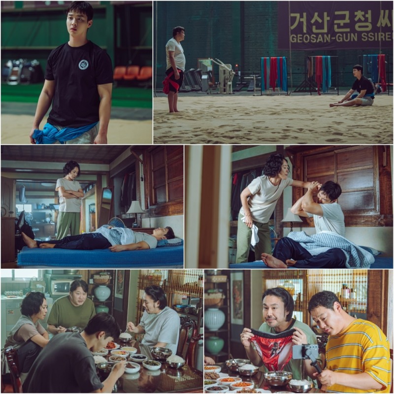 ‘모래에도 꽃이 핀다’ 장동윤X최무성X장영남X양기원X이유준, 유쾌하고 비범한 씨름 장사 패밀리