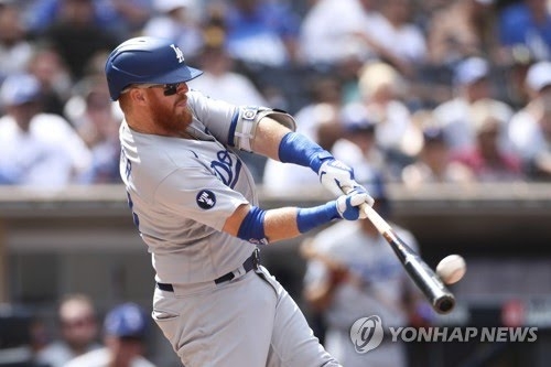 다저스 시절 저스틴 터너