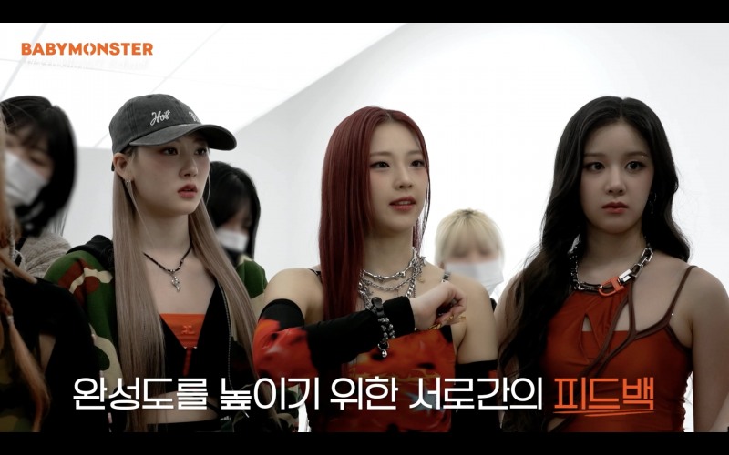베이비몬스터, 13일 'BATTER UP' 안무 연습 영상 공개…압도적 실력+끈끈한 팀워크 '눈길'