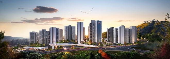 응봉1 주택재건축 투시도 / 사진=현대건설 제공