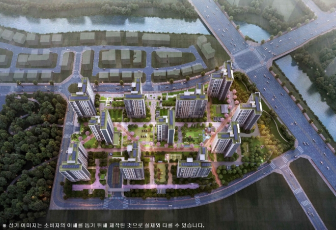 e편한세상 검단 에코비스타 조감도 / 사진=DL건설 제공