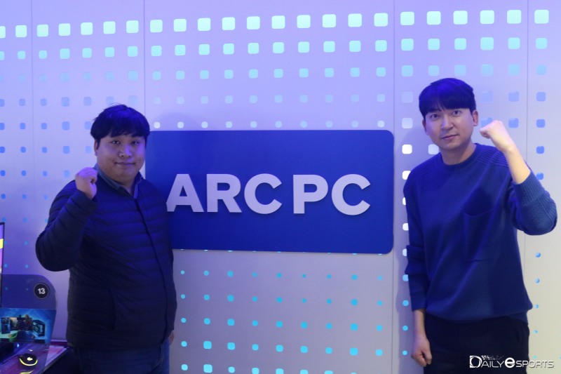 앤유 PC방 서희원 대표(왼쪽)와 지지큐컴퍼니 이용수 대표.