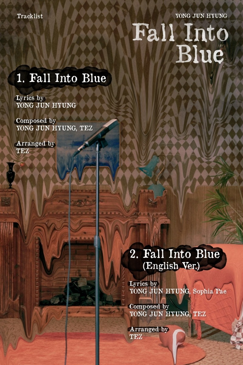 용준형, 신곡 ‘Fall Into Blue’ 트랙리스트 공개…영어 버전 수록
