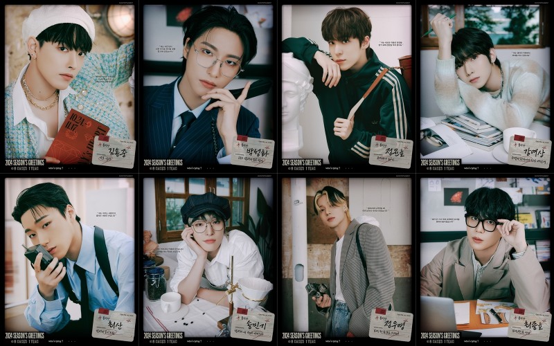 에이티즈, 2024년 시즌 그리팅 출시…새로운 모습 기대감↑