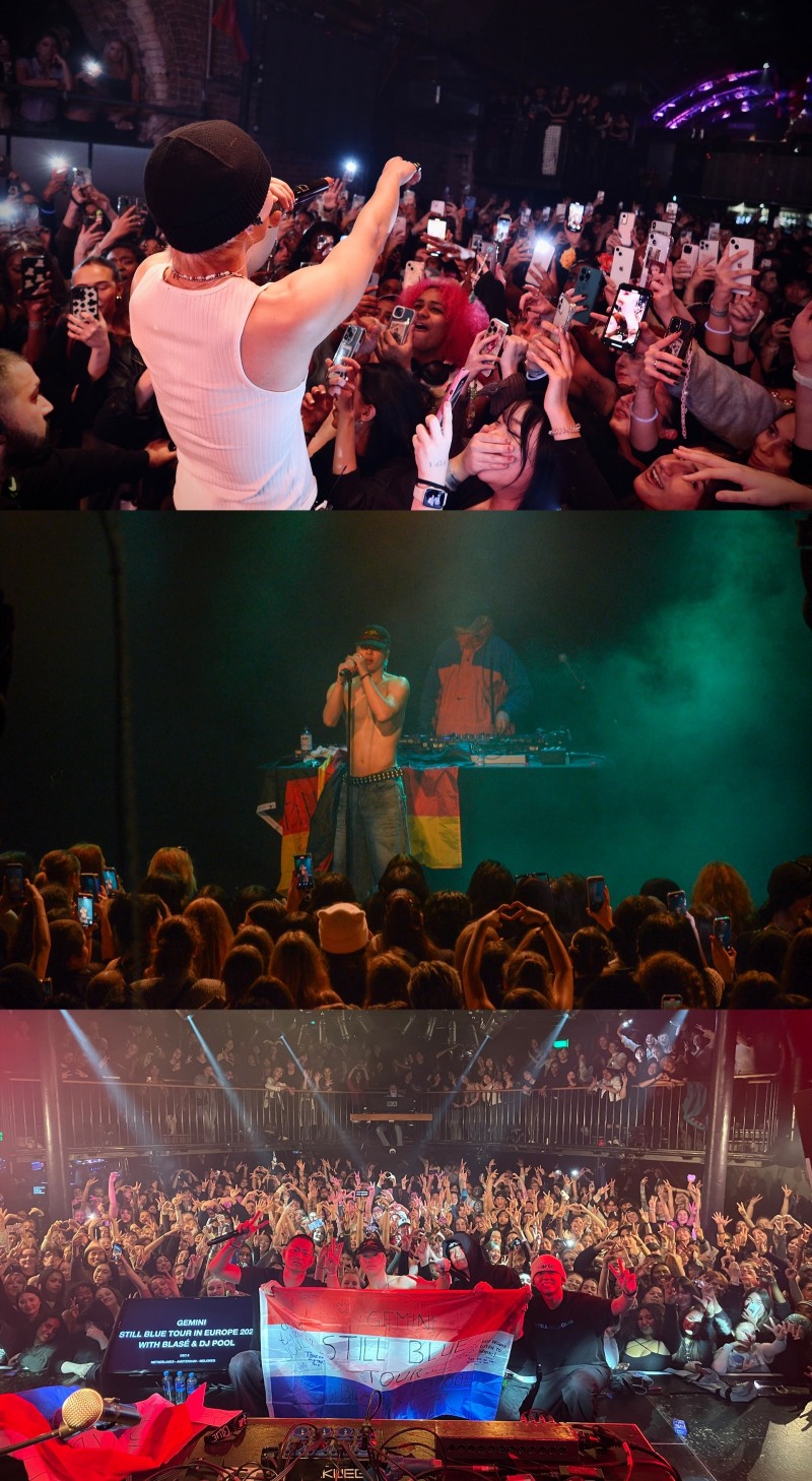 제미나이 첫 유럽투어 대성황…"유럽 팬 만날 수 있어 감사, 다음 투어 기대돼"