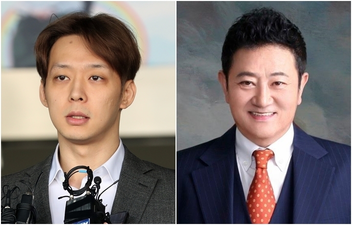 가수 박유천·배우 박준규(연합, 바라이엔티컴퍼니 제공)