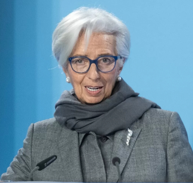 사진: 크리스틴 라가르드 ECB 총재, 출처: ECB