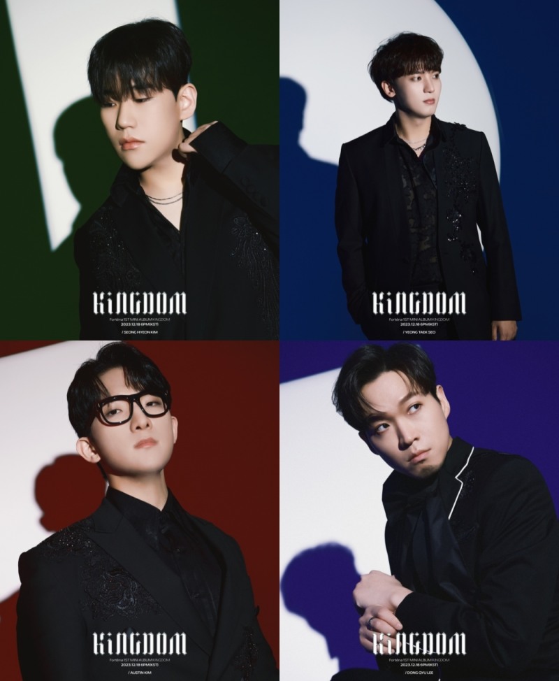 포르테나, 18일 첫 번째 미니앨범 ‘킹덤’ 발매. 전율과 감동의 하모니