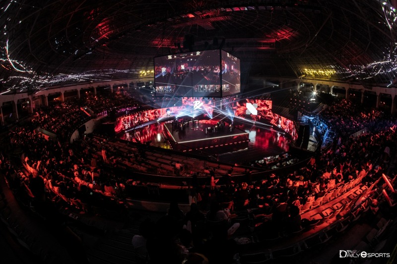 vct 퍼시픽 결승전이 열린 장충 체육관.