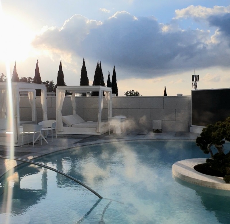 더 시에나 리조트, 37도 야외 온수풀 정비...겨울철 고객맞이 나서