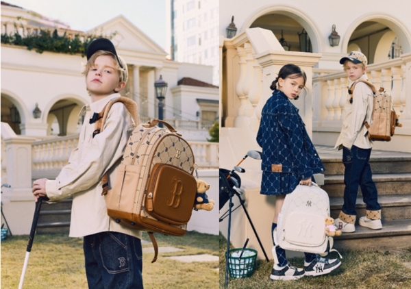 MLB키즈 ‘다이아 모노그램 라운드 신학기 책가방’ (사진제공=MLB키즈)