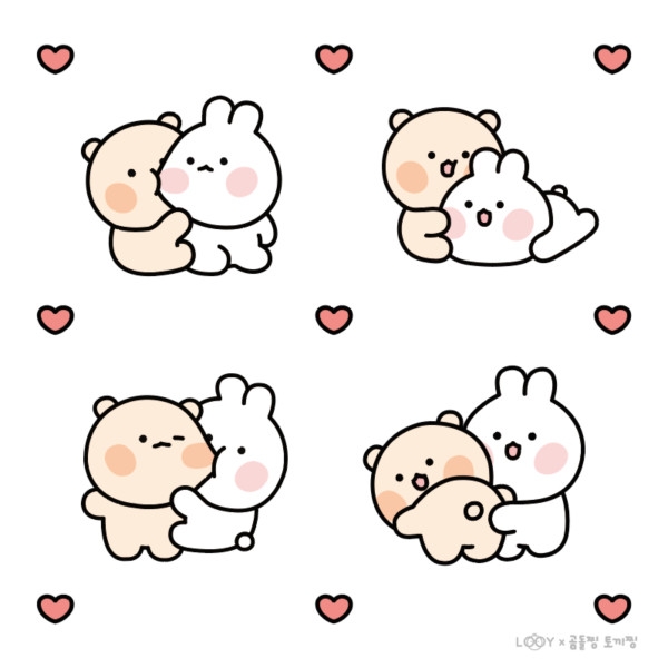 블루골드, '곰돌찡 토끼찡'과 협업한 김서림방지 안경닦이 '루이' 출시