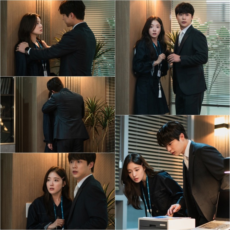 ‘열녀박씨 계약결혼뎐’ 이세영X배인혁, 흔들리는 눈동자&갈 곳 잃은 두 손 ‘커플 미어캣 변신’ 포착