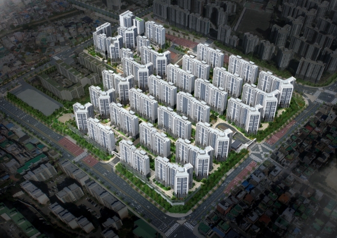 매교역 팰루시드 조감도 / 사진=삼성물산 건설부문 제공