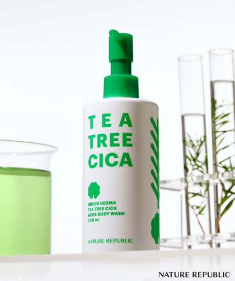 네이처리퍼블릭, 그린더마 티트리시카 아크네 바디워시 출시