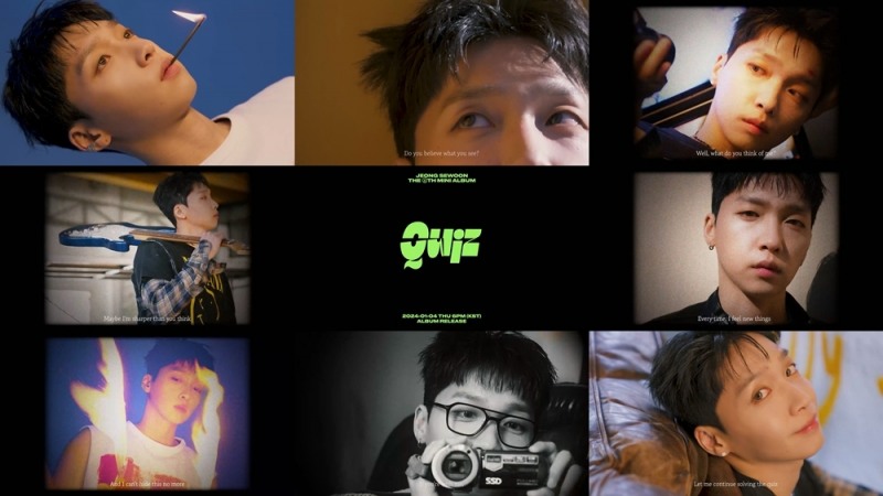 정세운, 미니 6집 ‘퀴즈’ 필름 공개…감각적 무드+분위기에 '홀릭'