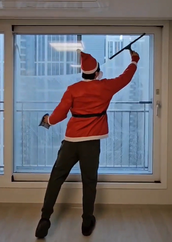 크리스마스 이벤트 진행모습 = 러브하우스클린 제공