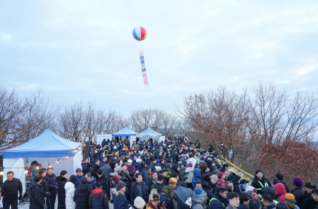 2024 해맞이 행사를 찾은 많은 주민들의 모습