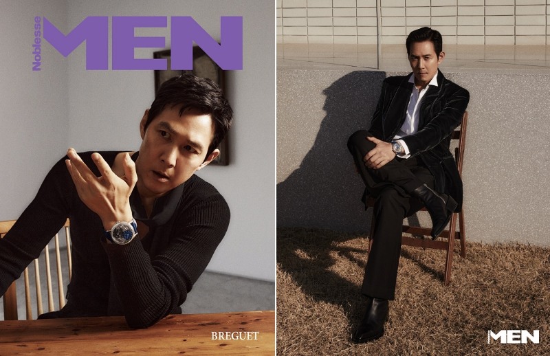 배우 이정재 압도적인 카리스마…맨 노블레스 커버 장식