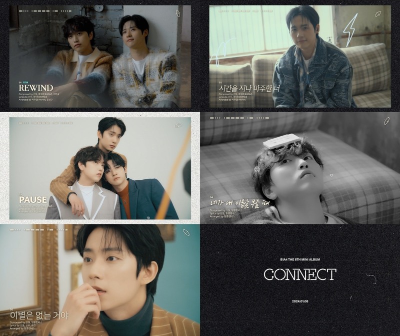 B1A4, 미니 8집 하이라이트 메들리 공개…베일 벗은 타이틀곡 ‘REWIND’