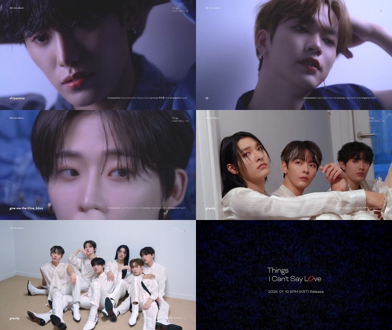 온리원오브, 'Things I Can't Say LOve' 앨범 프리뷰 공개…'귀를 사로잡는 중독성'