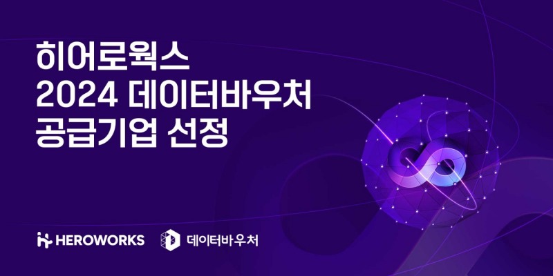 히어로웍스, 2024 데이터바우처 지원사업 공급기업 3년 연속 선정