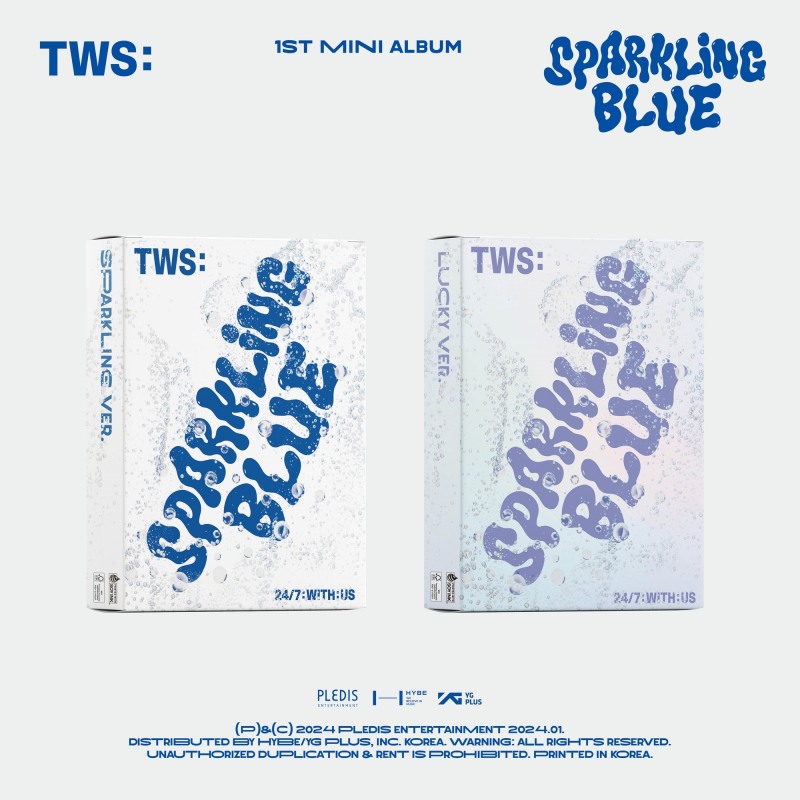 TWS(투어스), 데뷔 앨범 ‘Sparkling Blue’ 예약 판매 시작…‘두 가지 버전 출시’