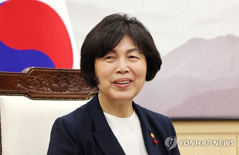 강정애 국가보훈부 장관(사진=연합)