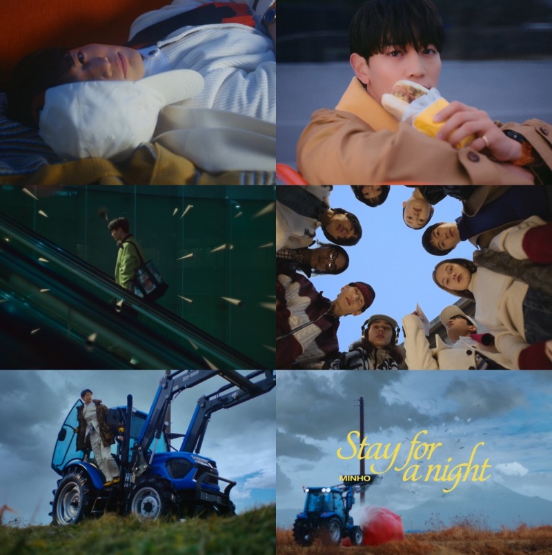 샤이니 민호, 새 싱글 ‘Stay for a night’ 뮤직비디오 티저 공개…‘포근한 신곡 분위기+위트 있는 연출’
