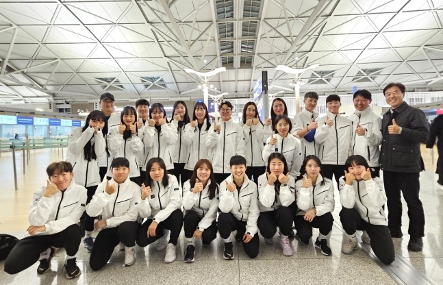 사진=여자하키 국가대표 선수단 / 출처=연합뉴스