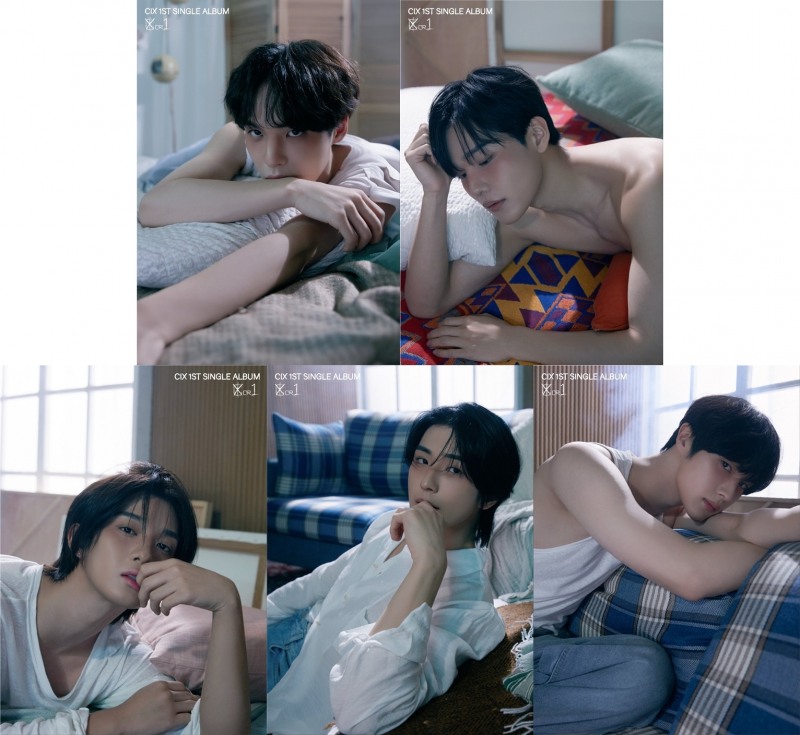 CIX, 첫 싱글 '0 or 1' 콘셉트 포토 추가 공개…나른하거나 몽환적이거나