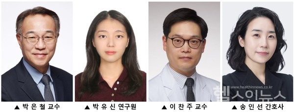 (왼쪽부터)연세대의과대학예방의학교실박은철교수,박유신박사과정생,세브란스병원심장내과이찬주교수,세브란스심장혈관병원간호팀송인선간호사
