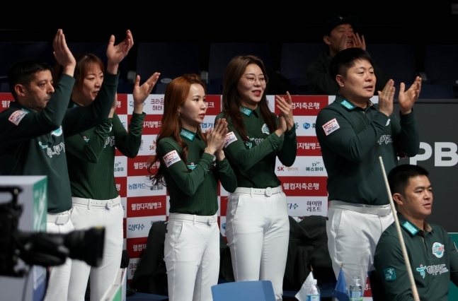 하나카드, 프로당구 팀리그 단독 2위 도약.. 새로운 복병 등장