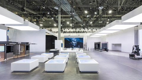 현대자동차 CES 2024 전시관 전경(현대자동차 제공)