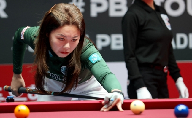 사진=하나카드 4연승에 앞장 선 당구 여제 김가영