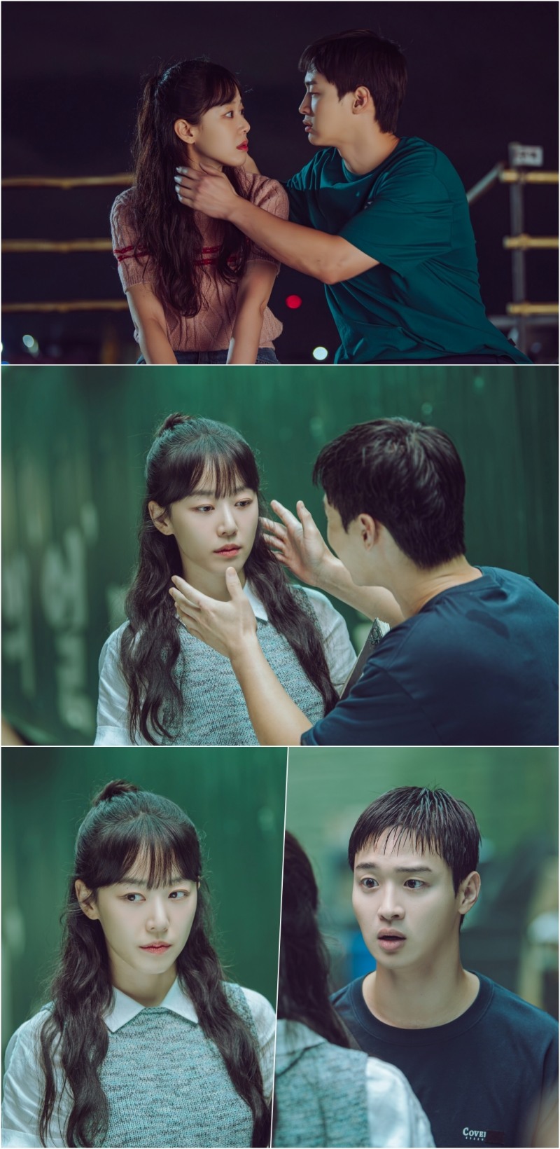 ‘모래에도 꽃이 핀다’ 소꿉친구 장동윤X이주명, ‘두근두근’ 입맞춤 1초 전