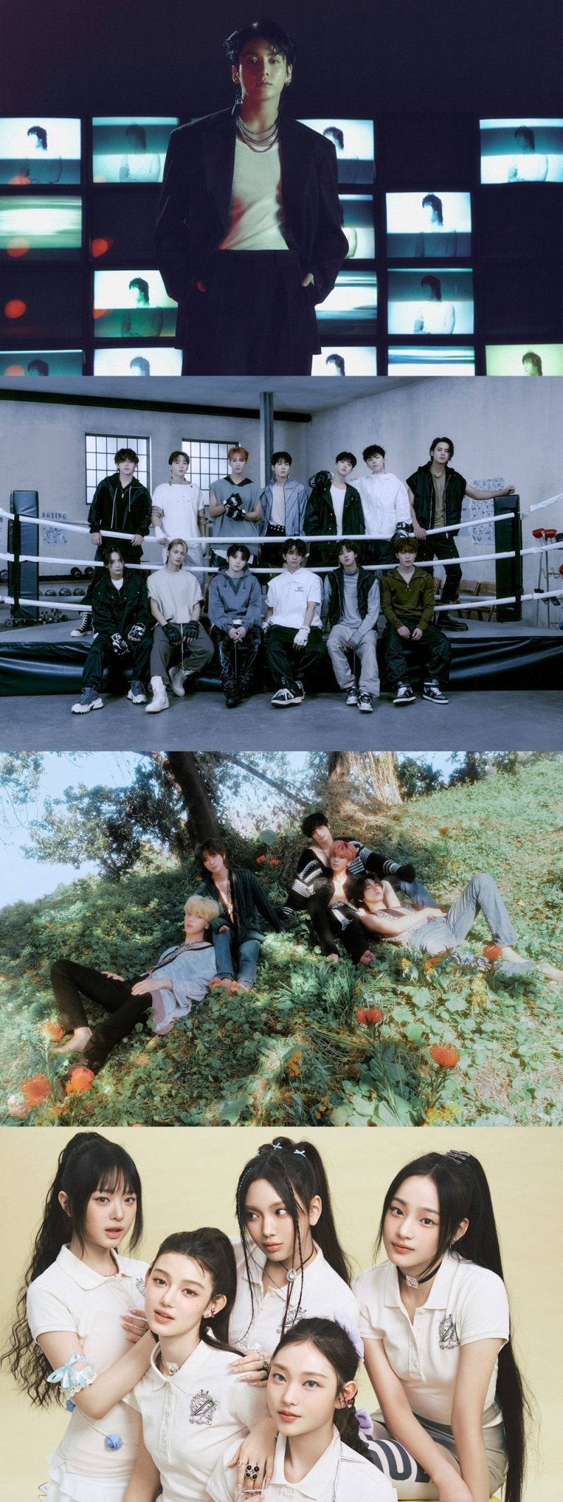 ‘정국⋅세븐틴⋅TXT⋅뉴진스’ 하이브 레이블즈 아티스트, 2023년 미국 내 CD 판매량 ‘톱 10’에 대거 포진