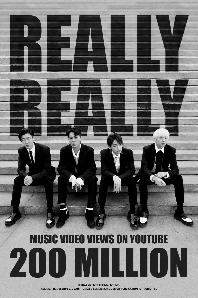 위너, 'REALLY REALLY' 뮤직비디오 2억 뷰 돌파…‘꾸준한 글로벌 인기’