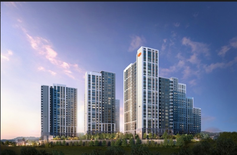 e편한세상 원주 프리모원 투시도(DL이앤씨 제공)