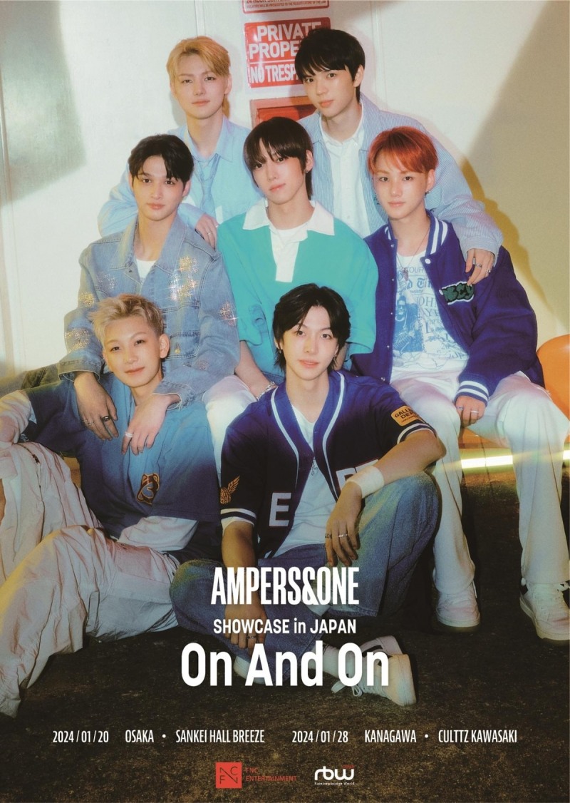 앰퍼샌드원, 데뷔 2개월 만 일본 단독 쇼케이스 개최…글로벌 활동 박차