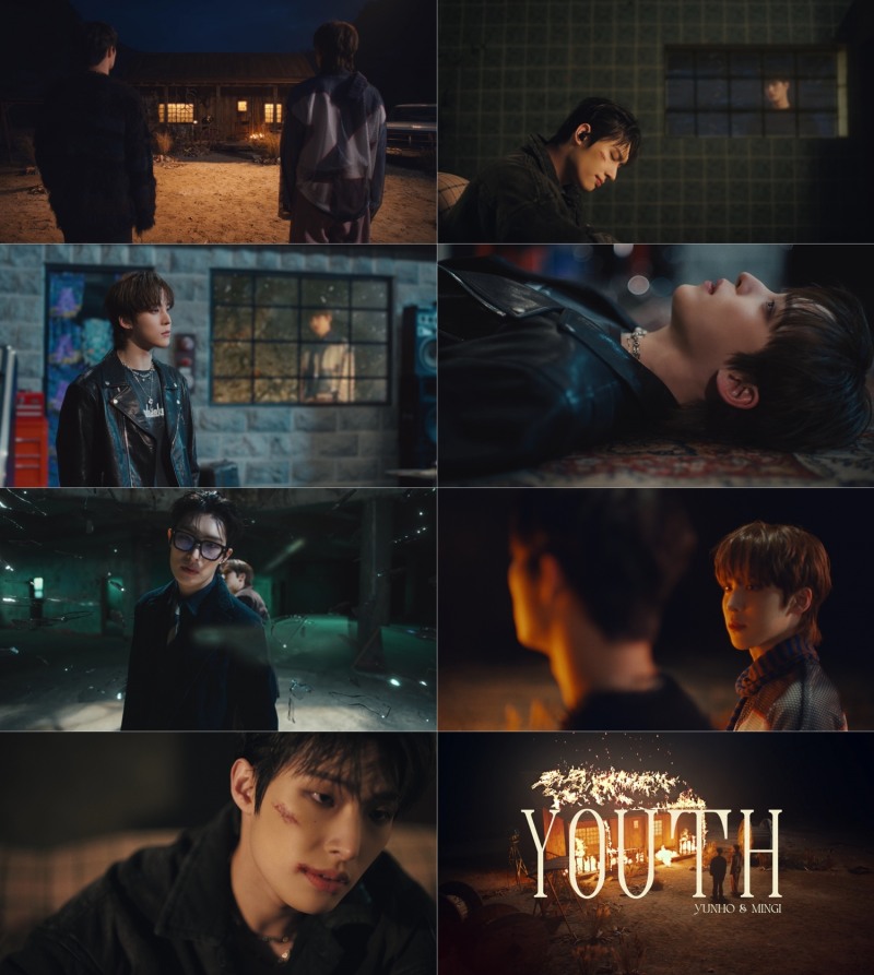 에이티즈 윤호X민기, 유닛곡 ‘유스(Youth)’ 뮤직비디오 공개…청춘의 아픔 그려내며 담담한 위로