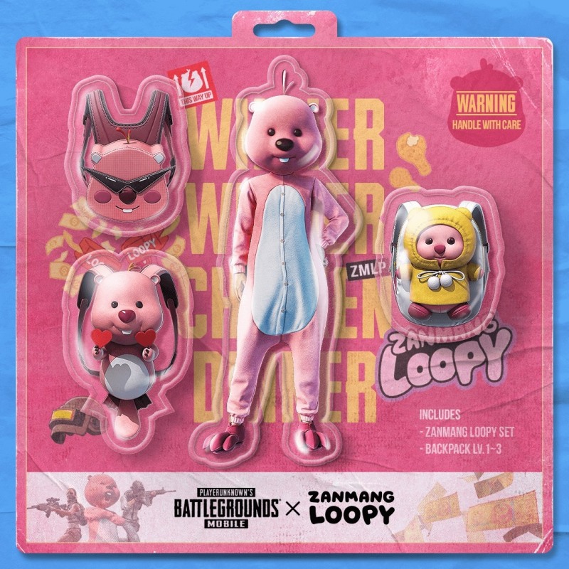 크래프톤, '배그 모바일'에 인기 캐릭터 '잔망루피' 아이템 출시