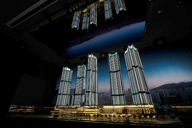 래미안 에스팰리스 부산 모형도 / 사진=삼성물산 건설부문 제공